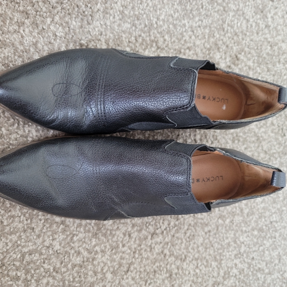 Lucky Brand Joelle Western Bootie Black size 10 - Picture 7 of 10